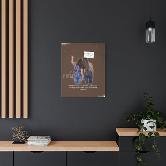 Custom Bestfriend Canvas Gift